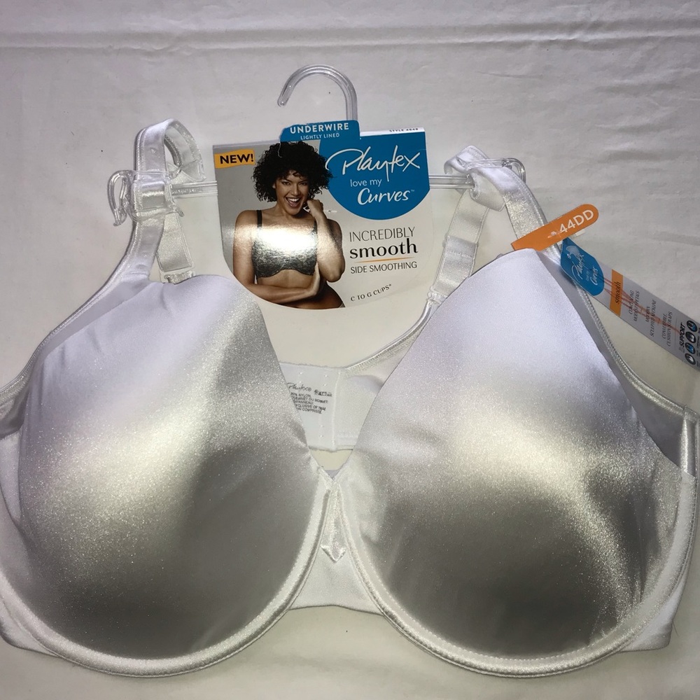 Playtex Love My Curves White Bra - Picture 2 of 7